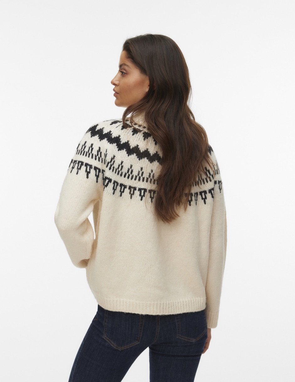 Suéter cuello alto para mujer 4