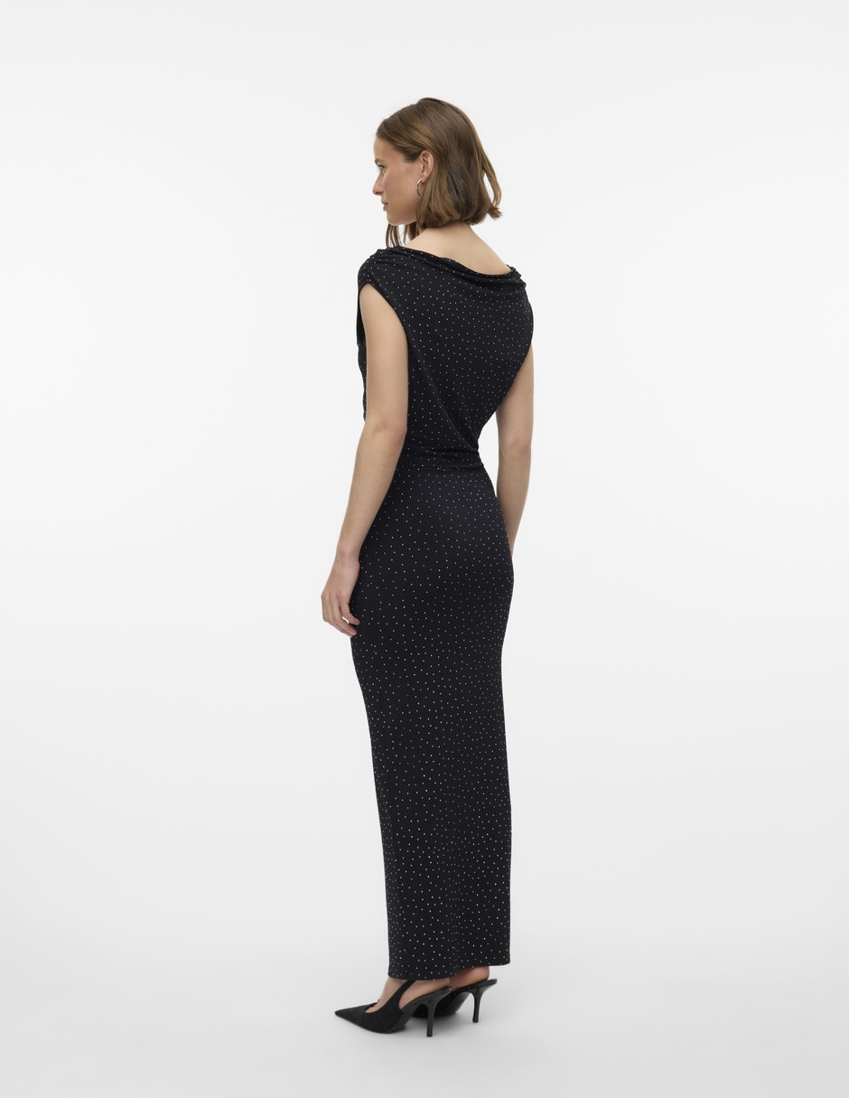 Vestido maxi de fiesta escote Medio 2