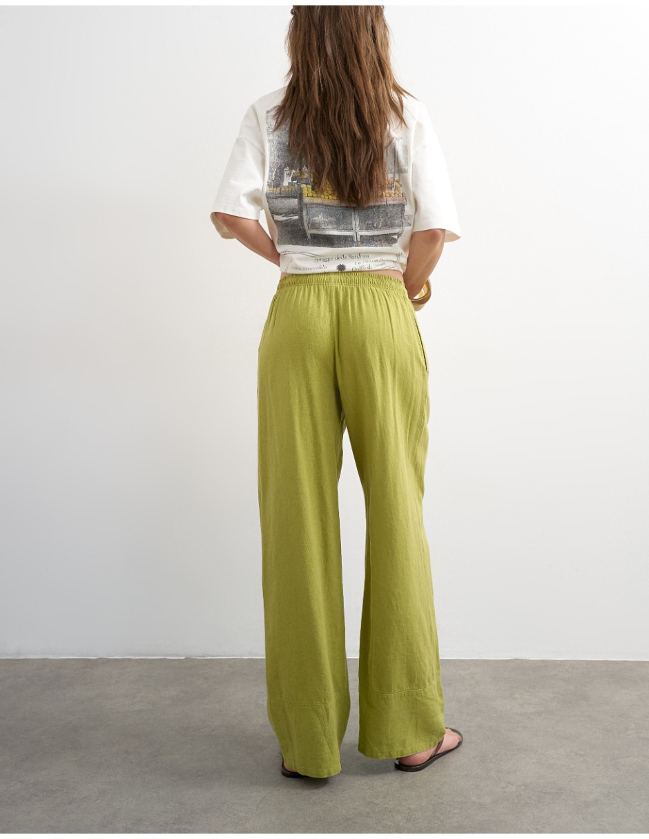 Pantalón relaxed relajado para mujer 2