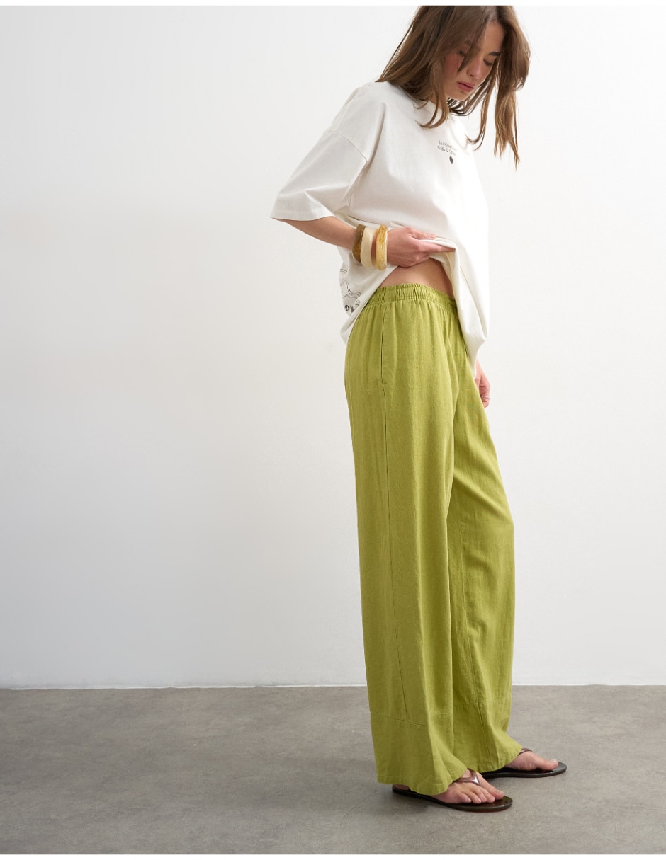 Pantalón relaxed relajado para mujer 3