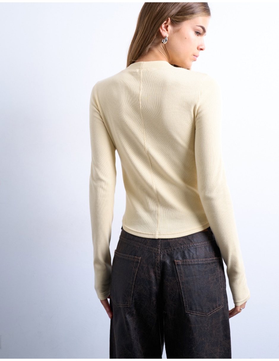 Blusa manga larga para mujer 2