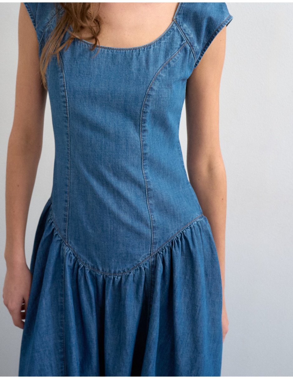 Vestido largo casual para mujer
