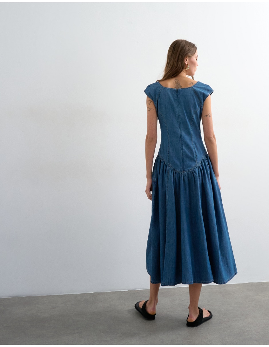 Vestido largo casual para mujer 3