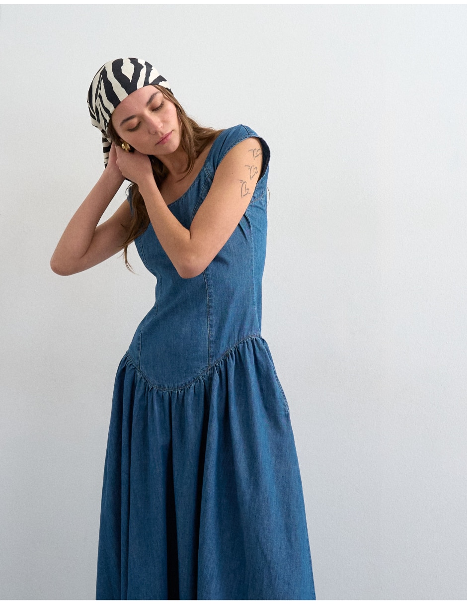 Vestido largo casual para mujer 4