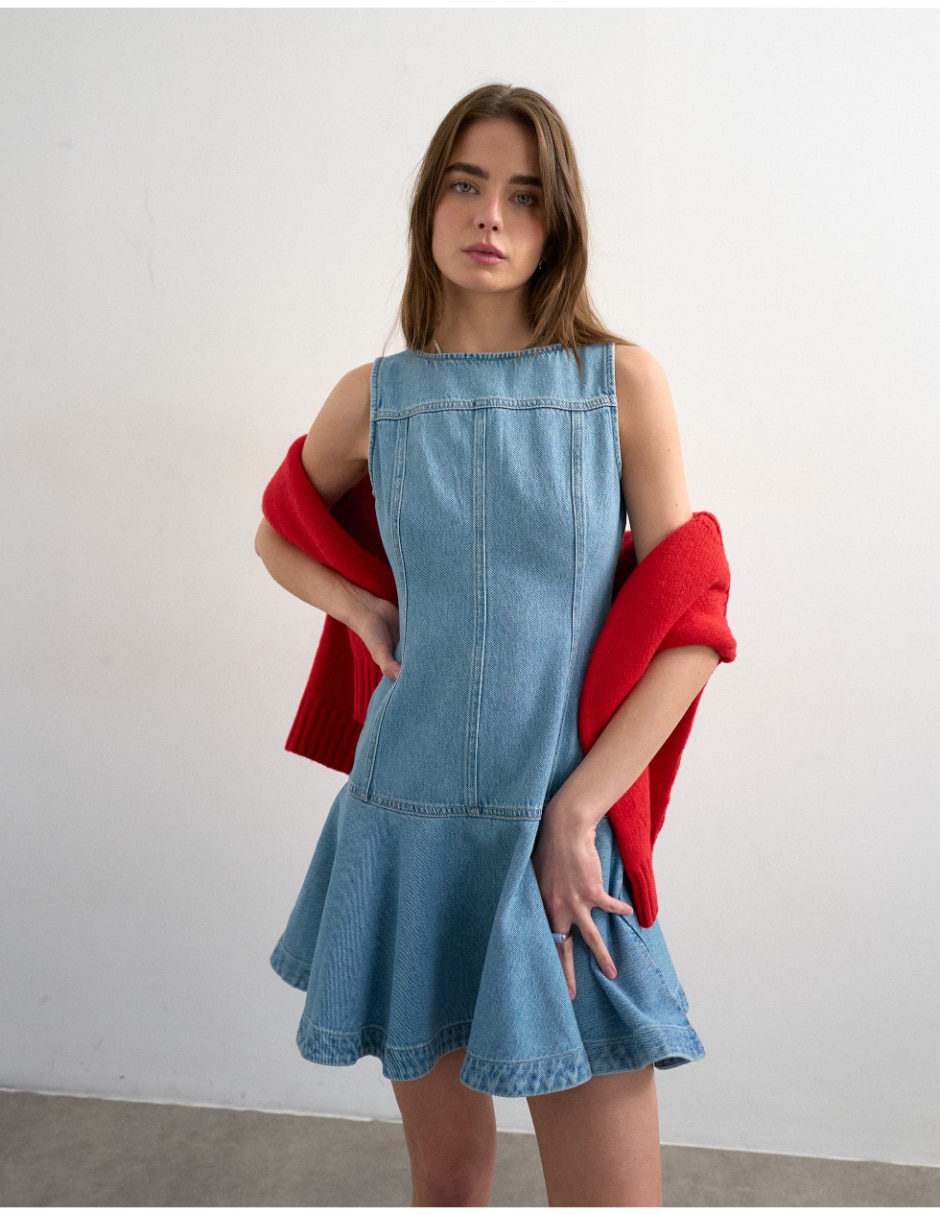 Vestido corto casual para mujer 4