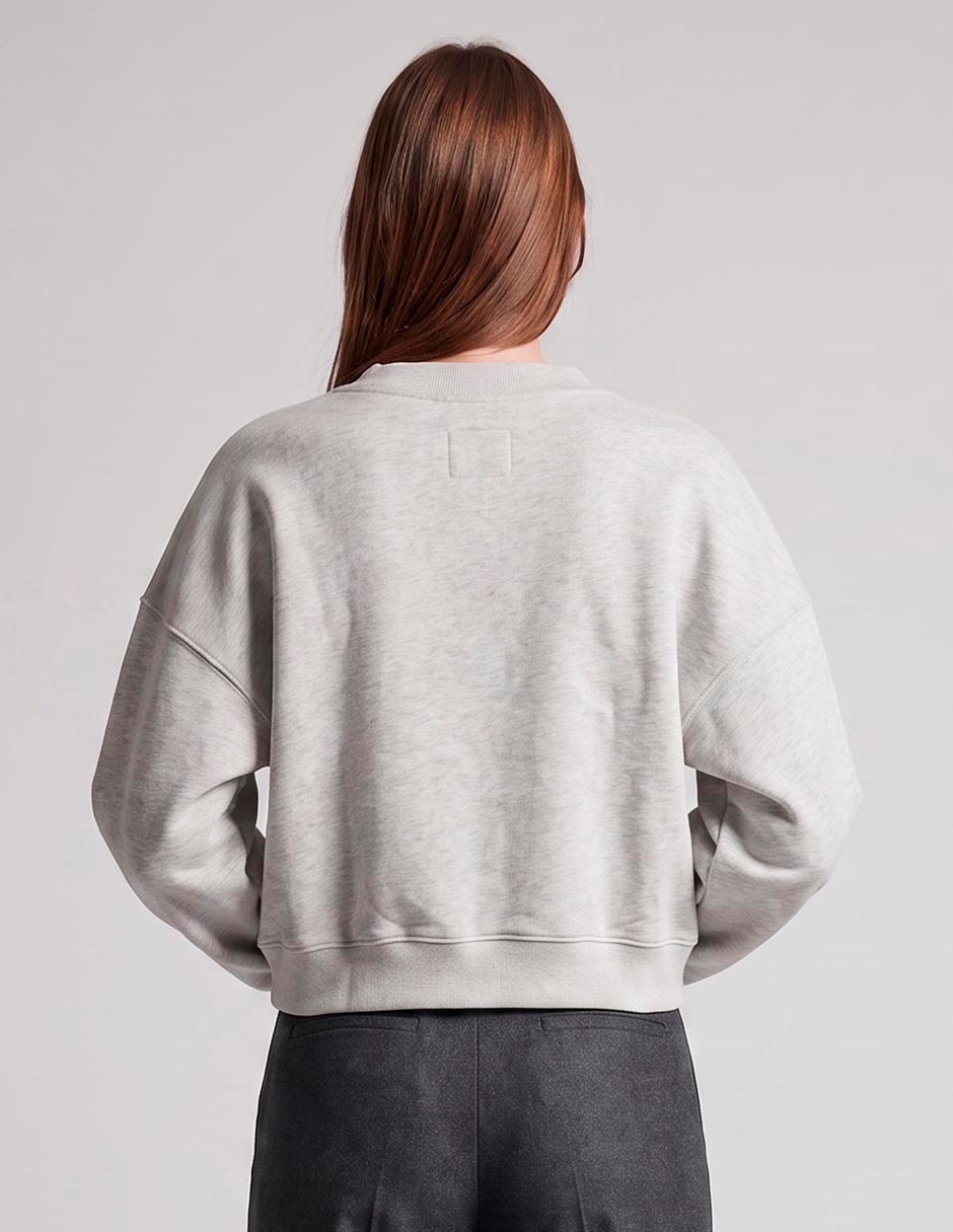 Suéter cuello redondo para mujer