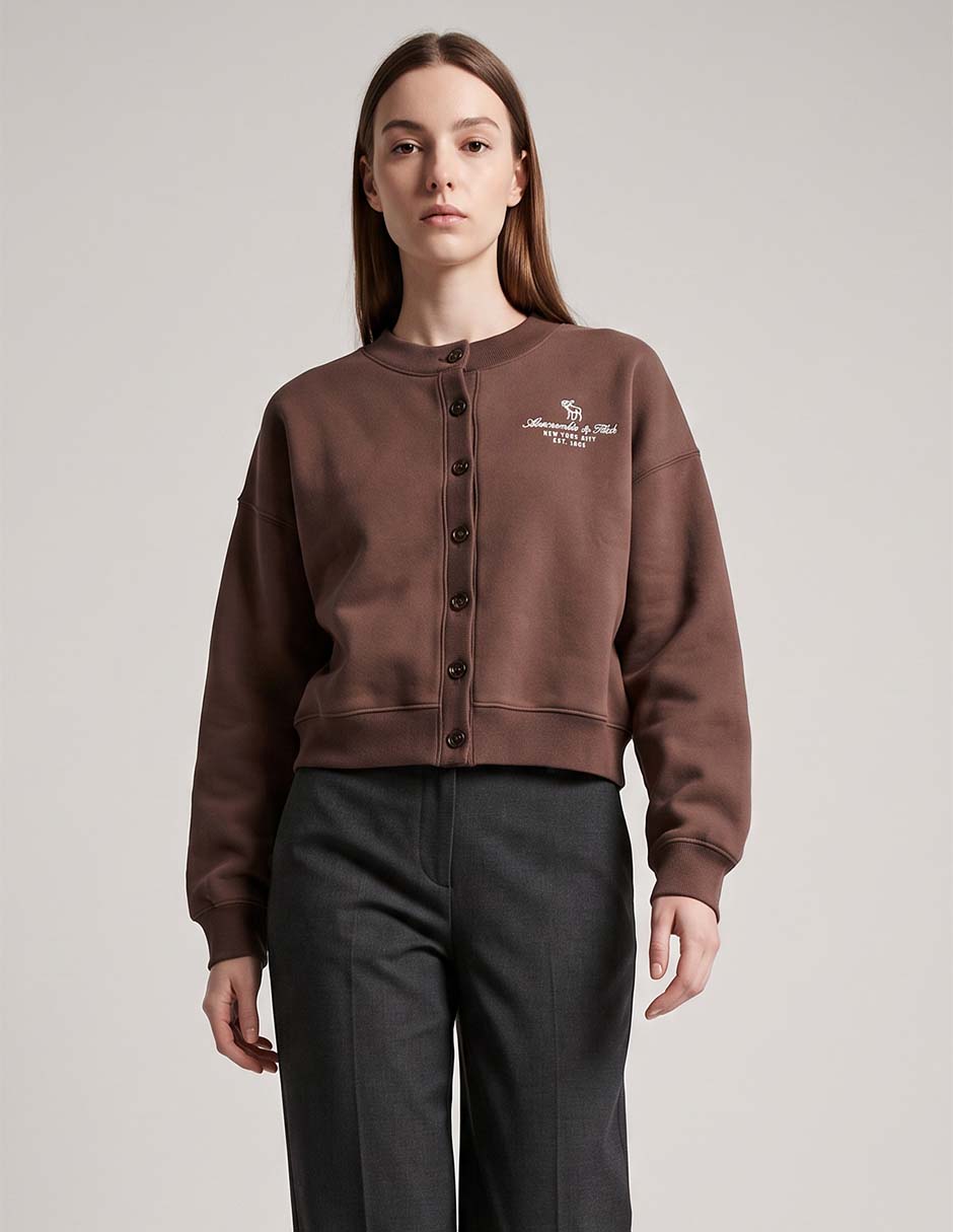 Suéter cuello redondo para mujer