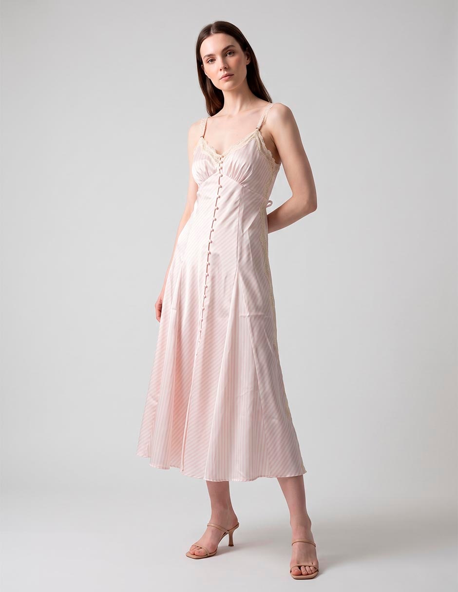 Vestido midi casual para mujer Vestido midi casual para mujer