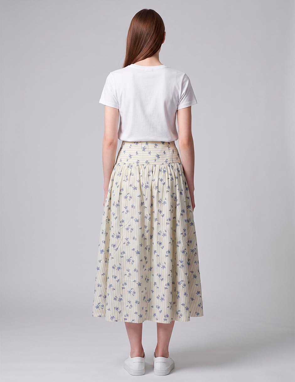Falda cropped cintura alta 2