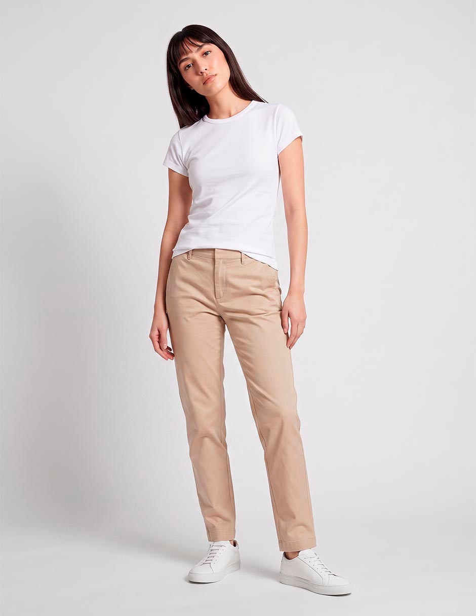 Playera manga corta cuello redondo para mujer Playera manga corta cuello redondo para mujer