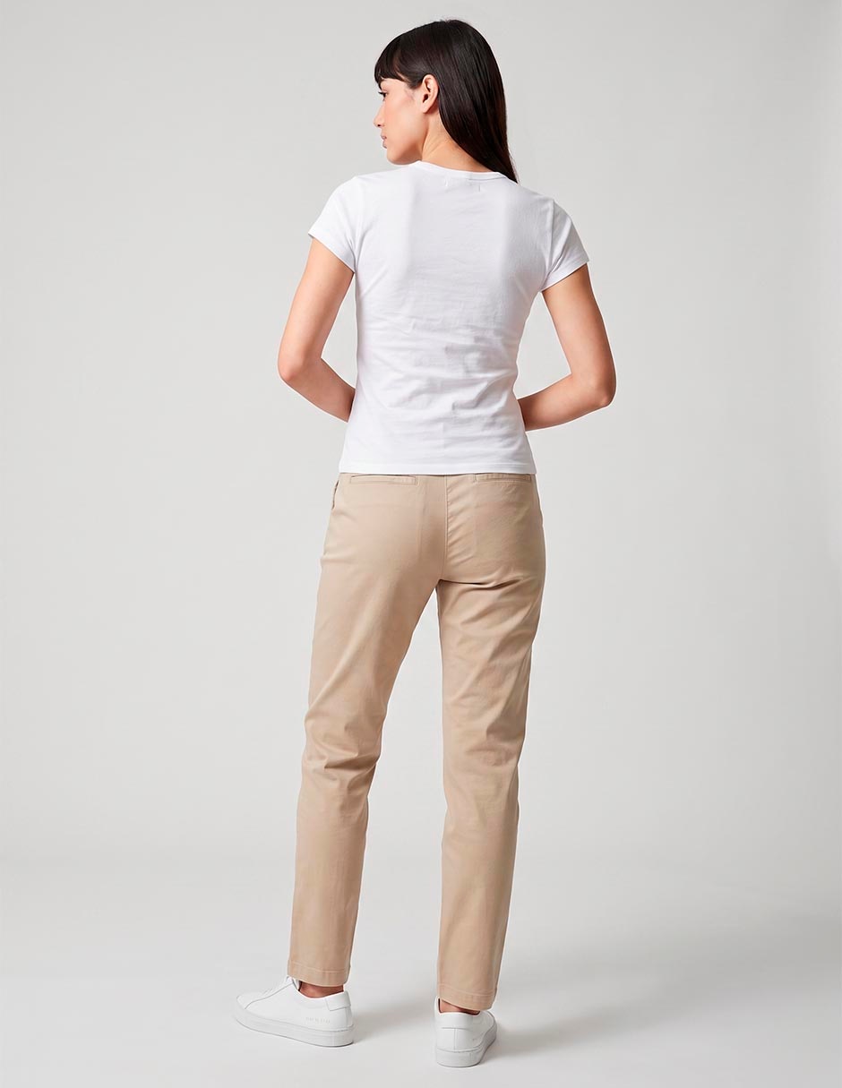Playera manga corta cuello redondo para mujer 3