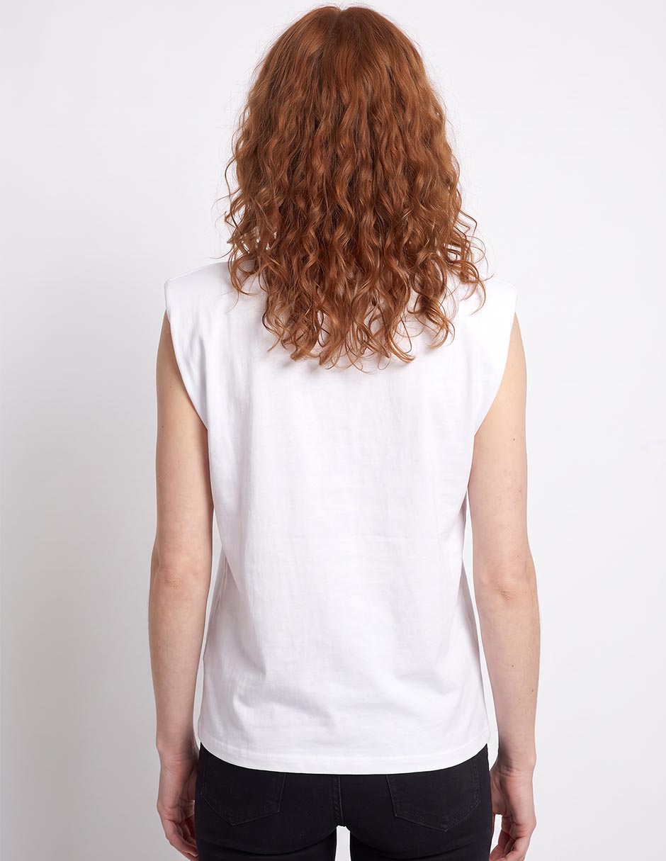 Playera manga corta cuello redondo mujer 9