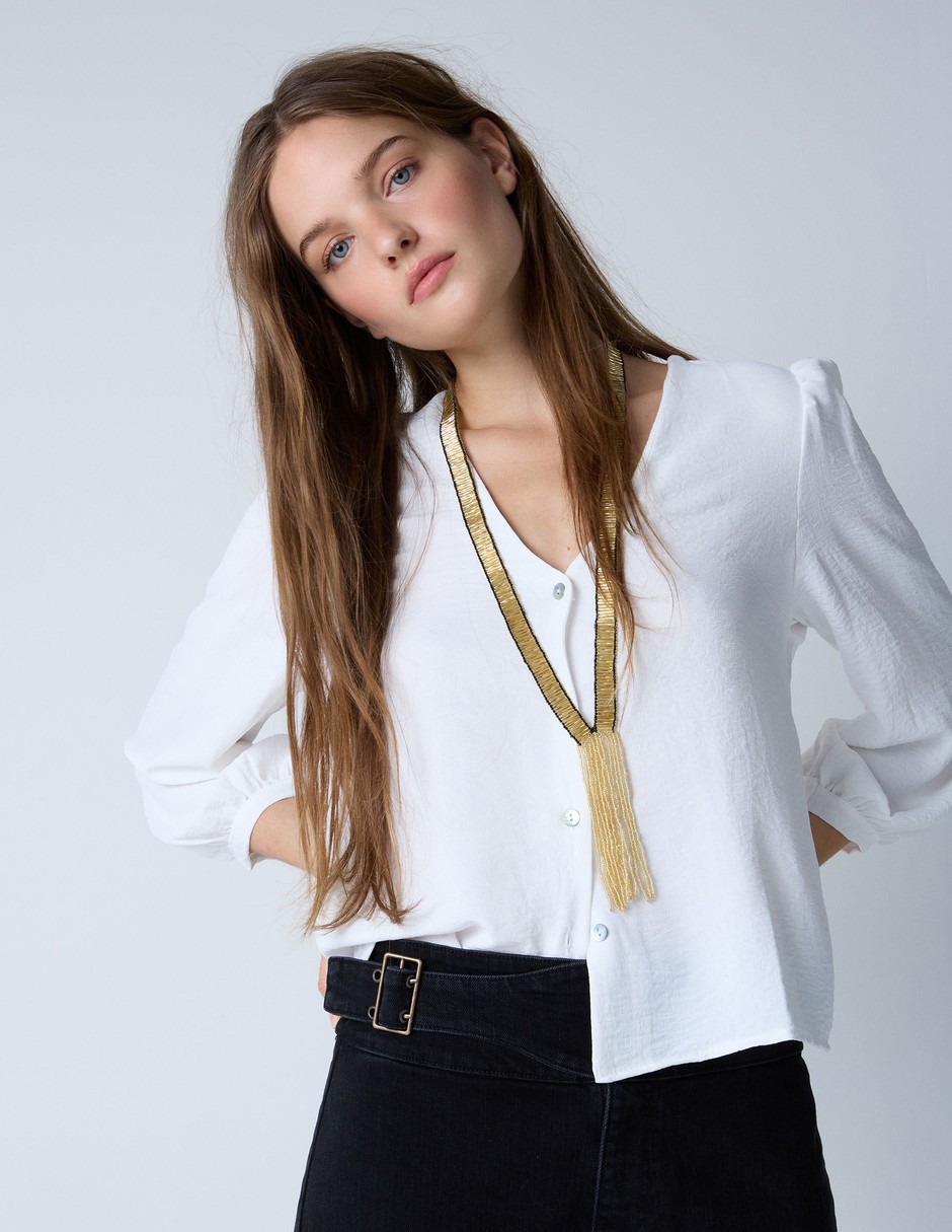 Blusa 26 manga larga para mujer 2
