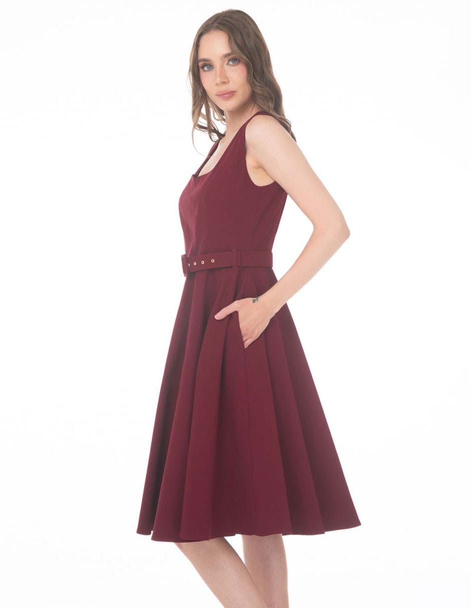 Vestido midi casual para mujer 3