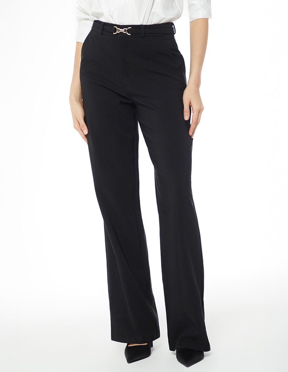 Pantalón de vestir recto para mujer Pantalón de vestir recto para mujer