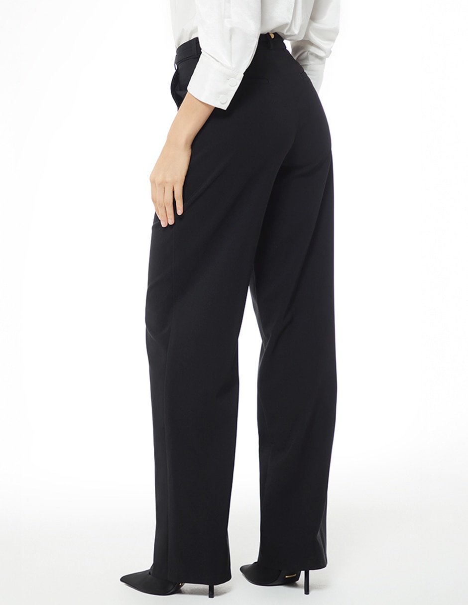 Pantalón de vestir recto para mujer 2