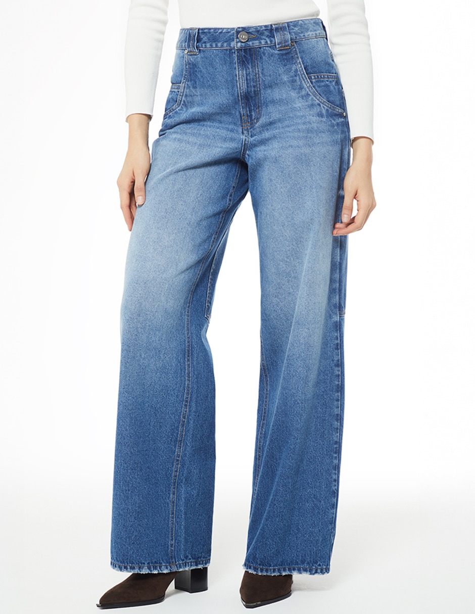 Jeans relaxed wide leg para mujer Jeans relaxed wide leg para mujer