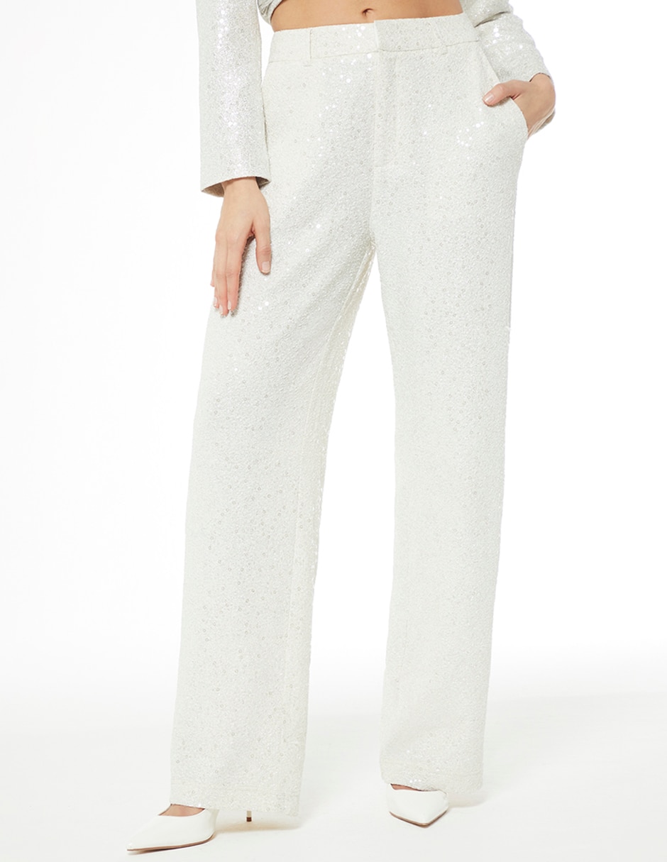 Pantalón golden glow recto para mujer Pantalón golden glow recto para mujer