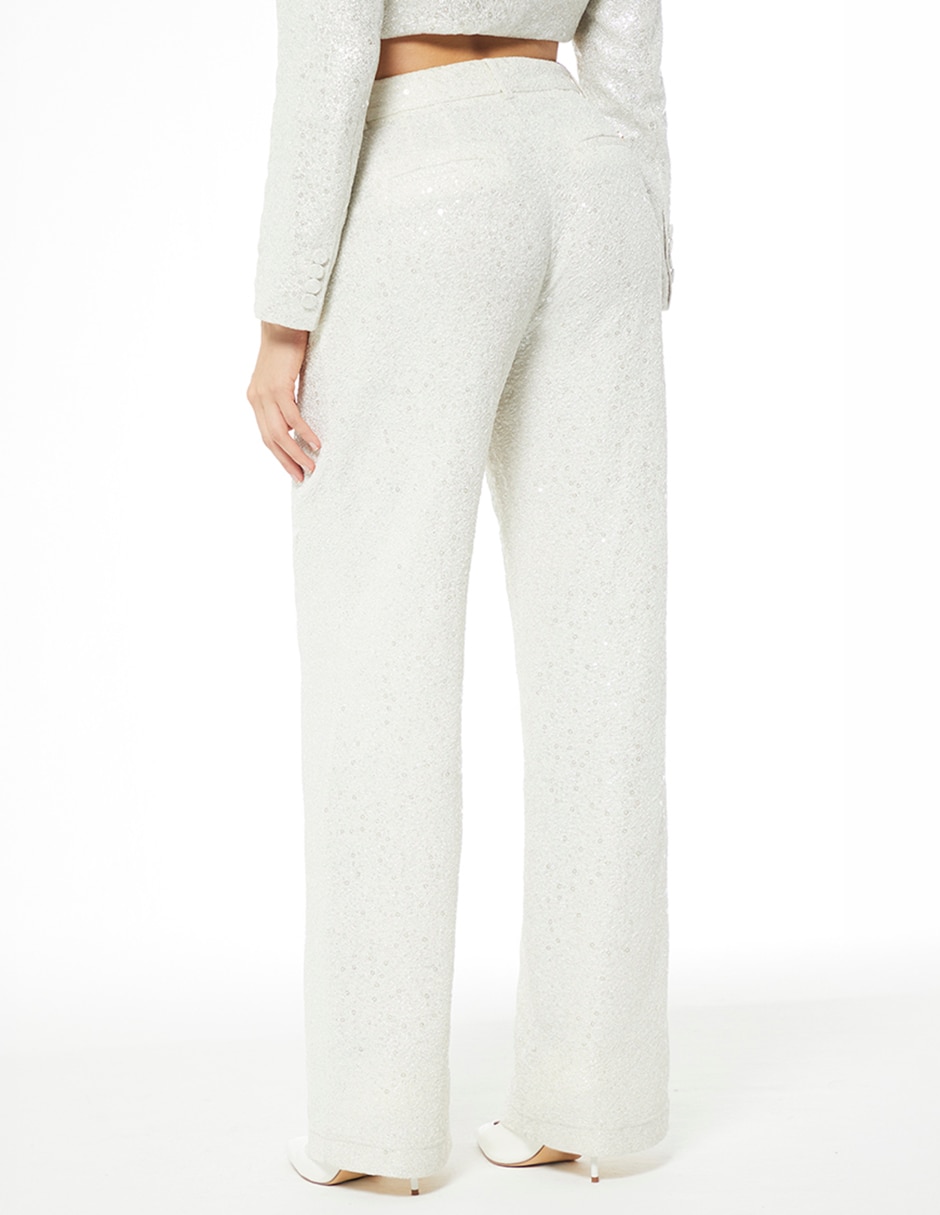 Pantalón golden glow recto para mujer 2