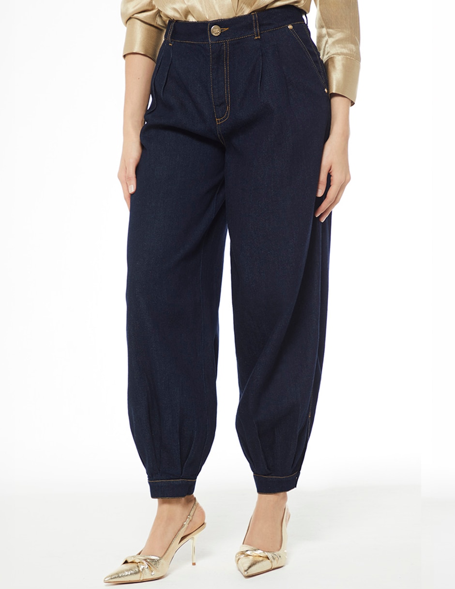Jeans relaxed baggy indigo noel para mujer Jeans relaxed baggy indigo noel para mujer