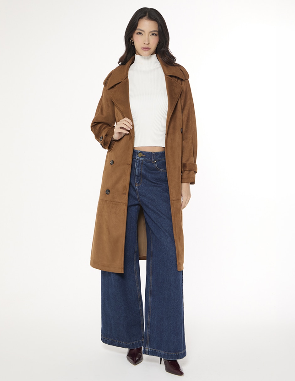 Gabardina con bolsillos para mujer Gabardina con bolsillos para mujer