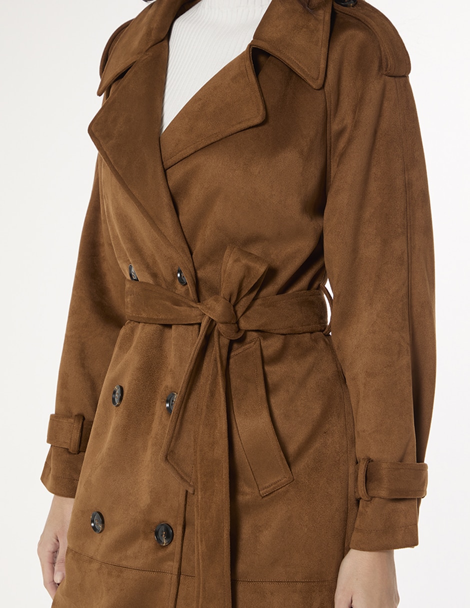 Gabardina con bolsillos para mujer 3