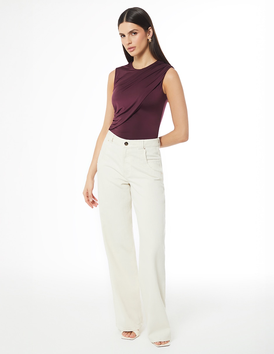 Body cuello redondo para mujer 3