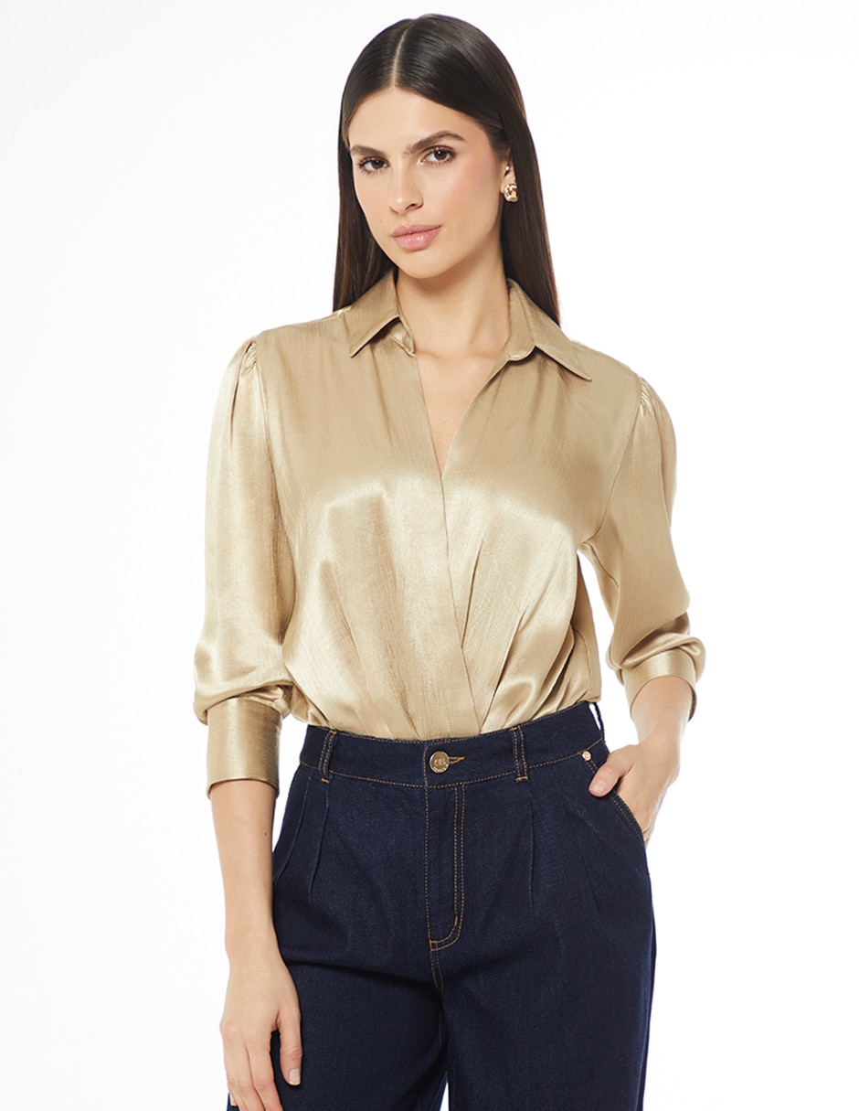 Body cuello camisero para mujer Body cuello camisero para mujer