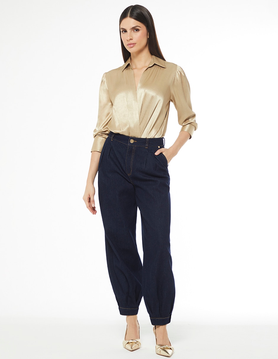 Body cuello camisero para mujer 2