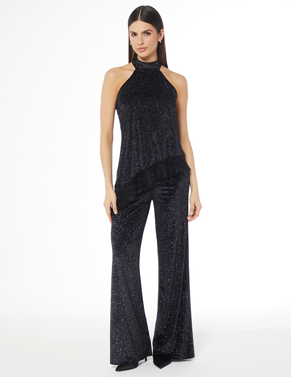 Pantalón magallanes cocktail palazzo para mujer 2