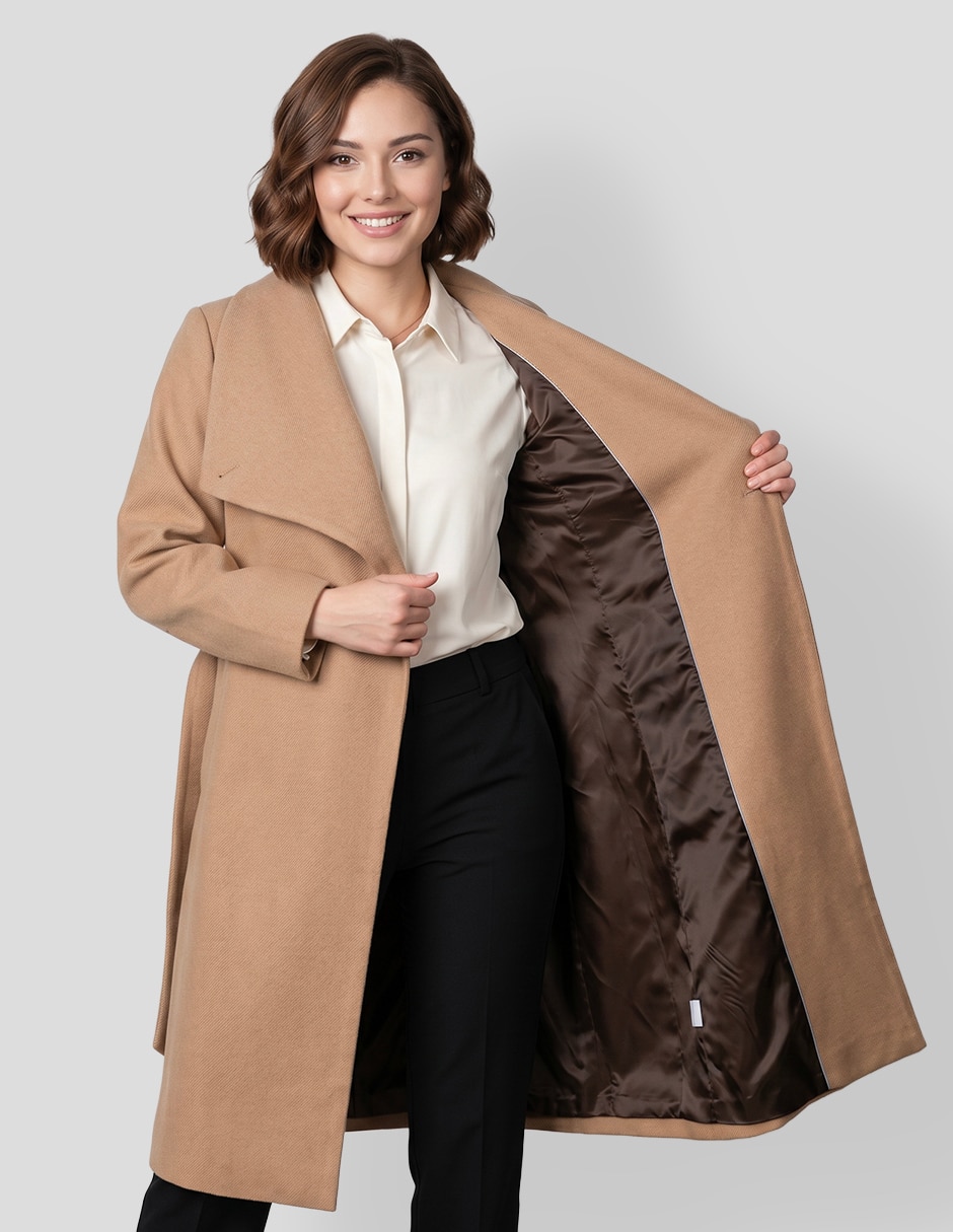 Abrigo de lana para mujer 4