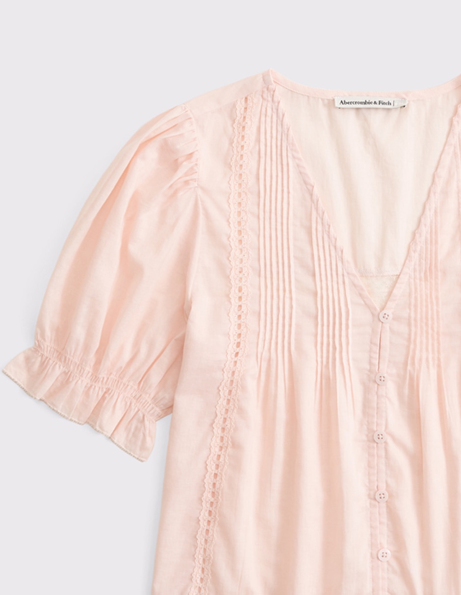Blusa sm26 manga corta para mujer 2