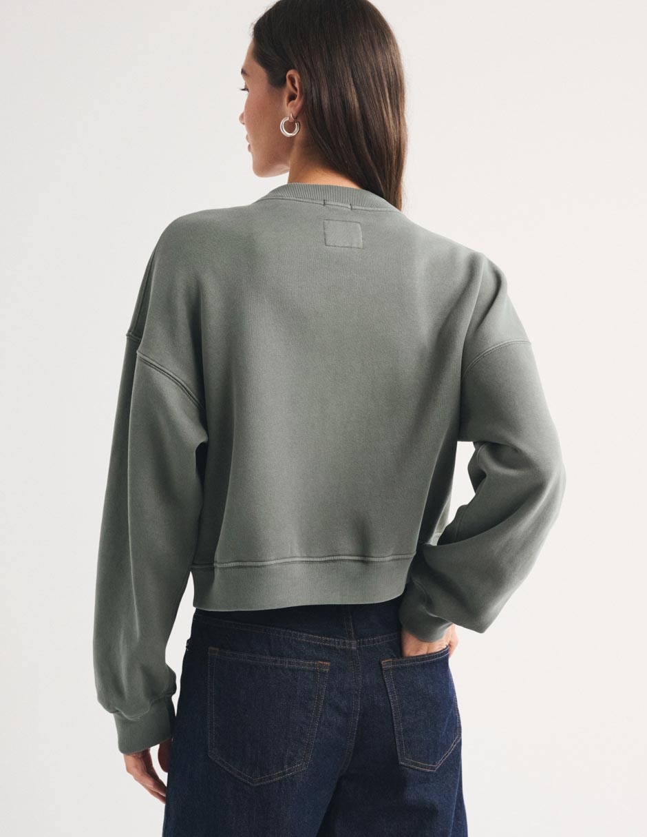 Suéter cuello redondo para mujer 4