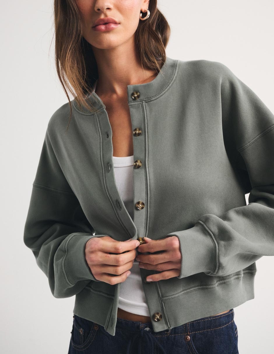 Suéter cuello redondo para mujer 8