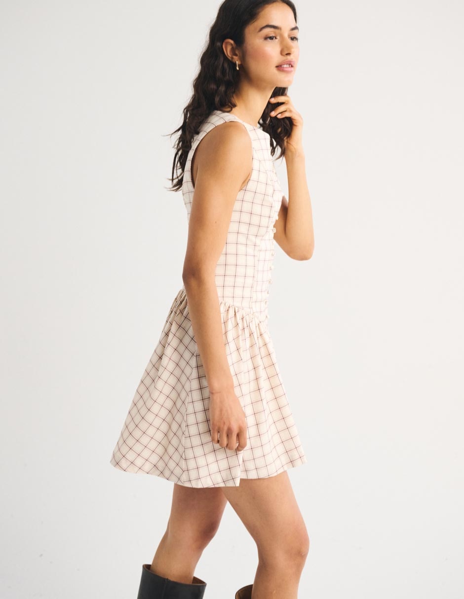 Vestido mini casual fa26 para mujer 5