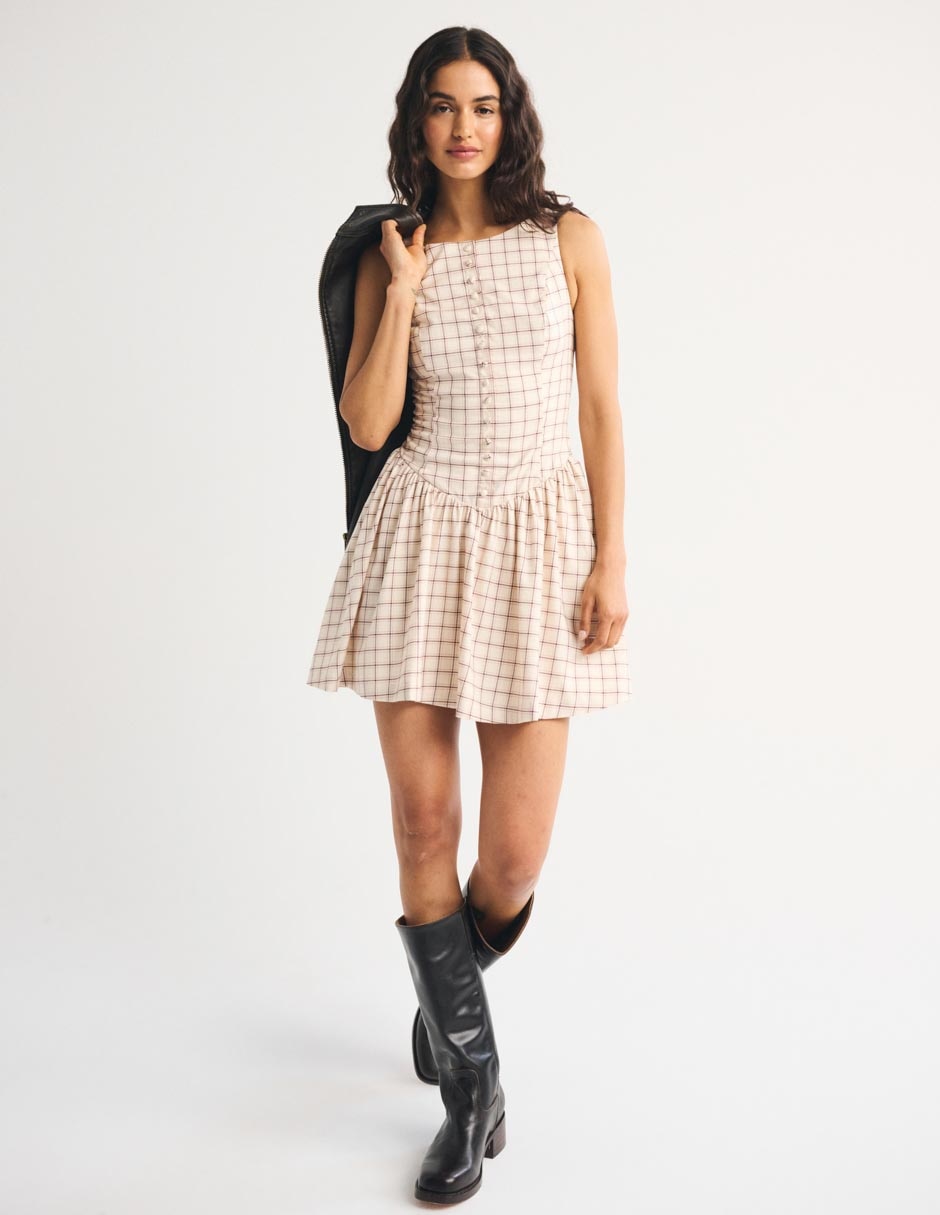 Vestido mini casual fa26 para mujer 8