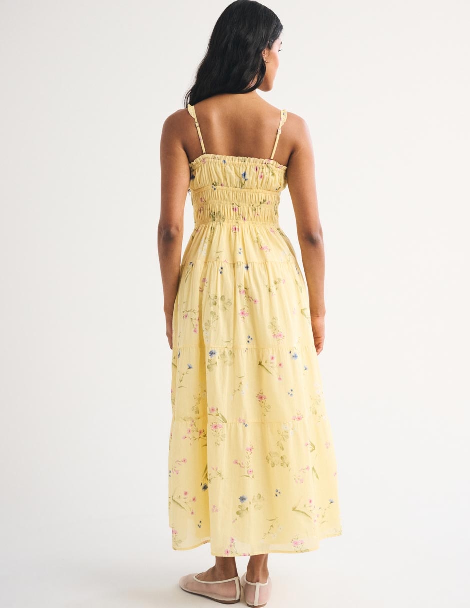 Vestido maxi casual fa26 para mujer 5