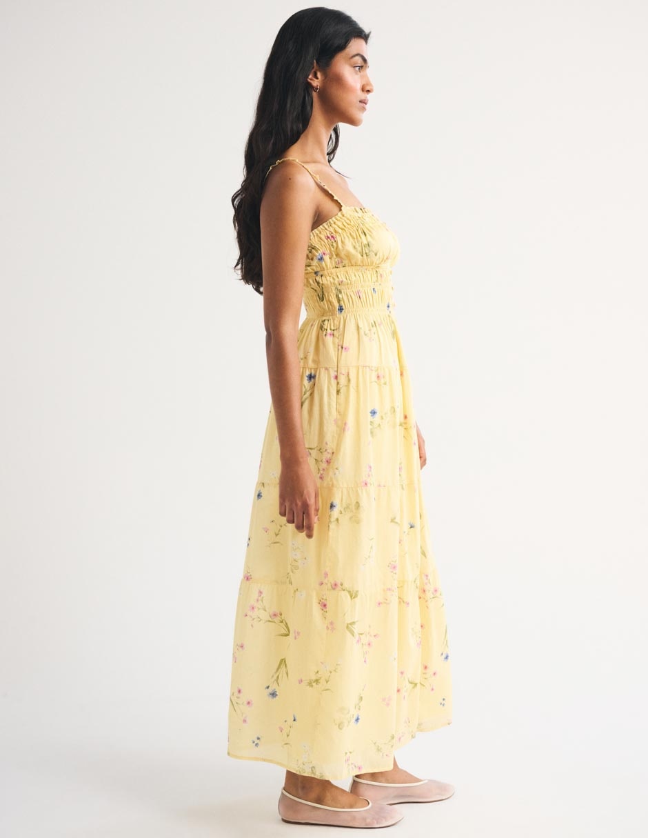 Vestido maxi casual fa26 para mujer 4
