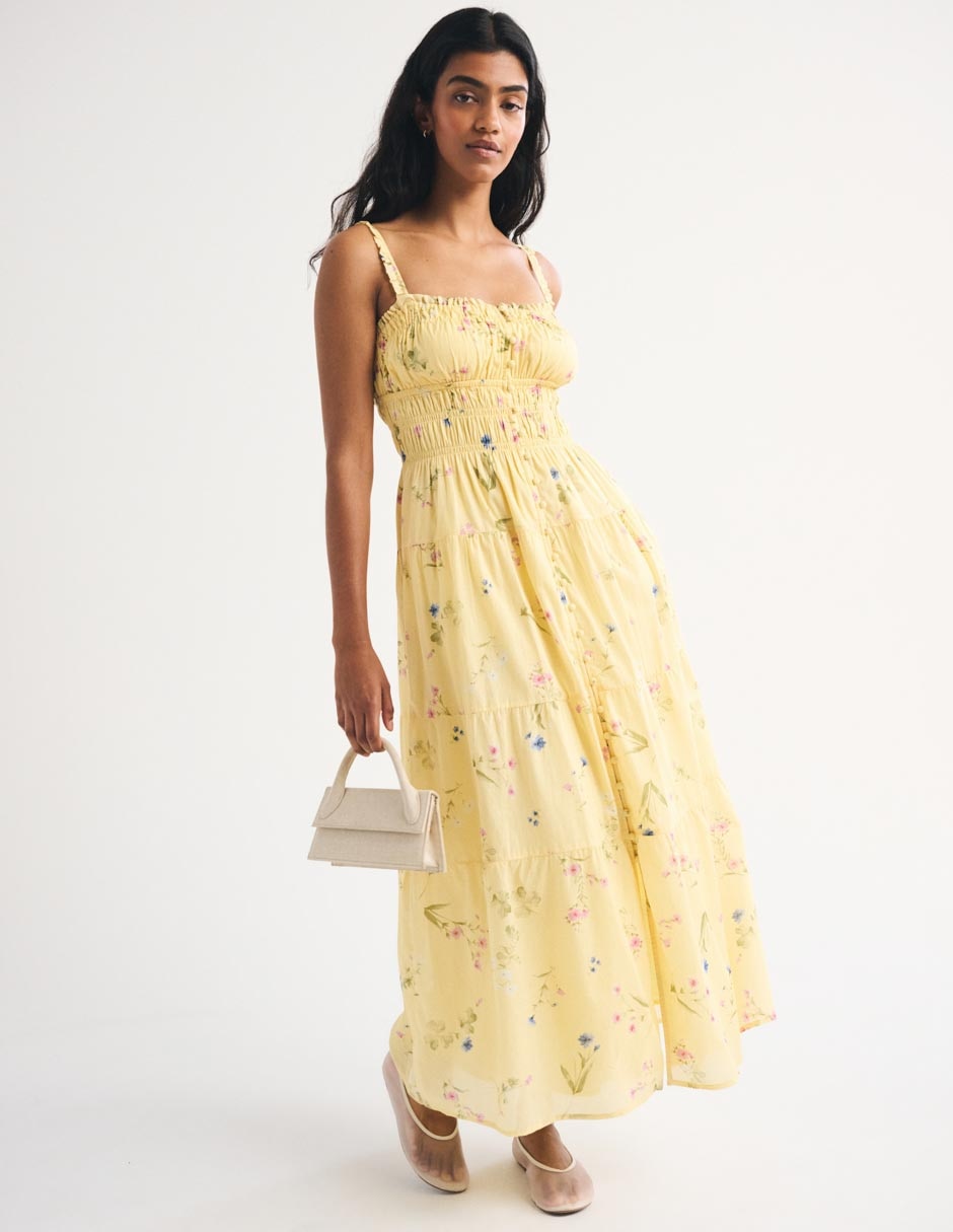 Vestido maxi casual fa26 para mujer 8