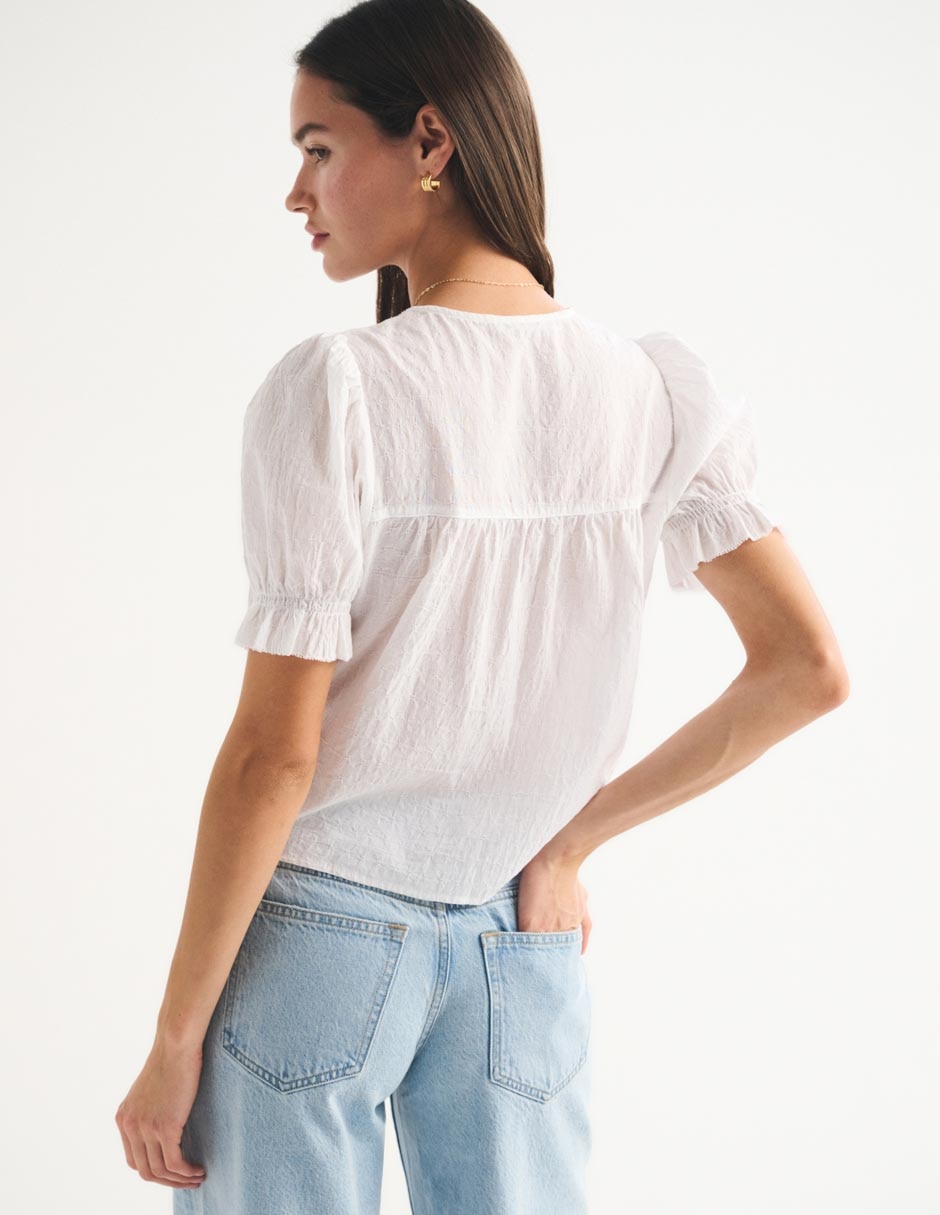 Blusa fa26 manga corta para mujer 3