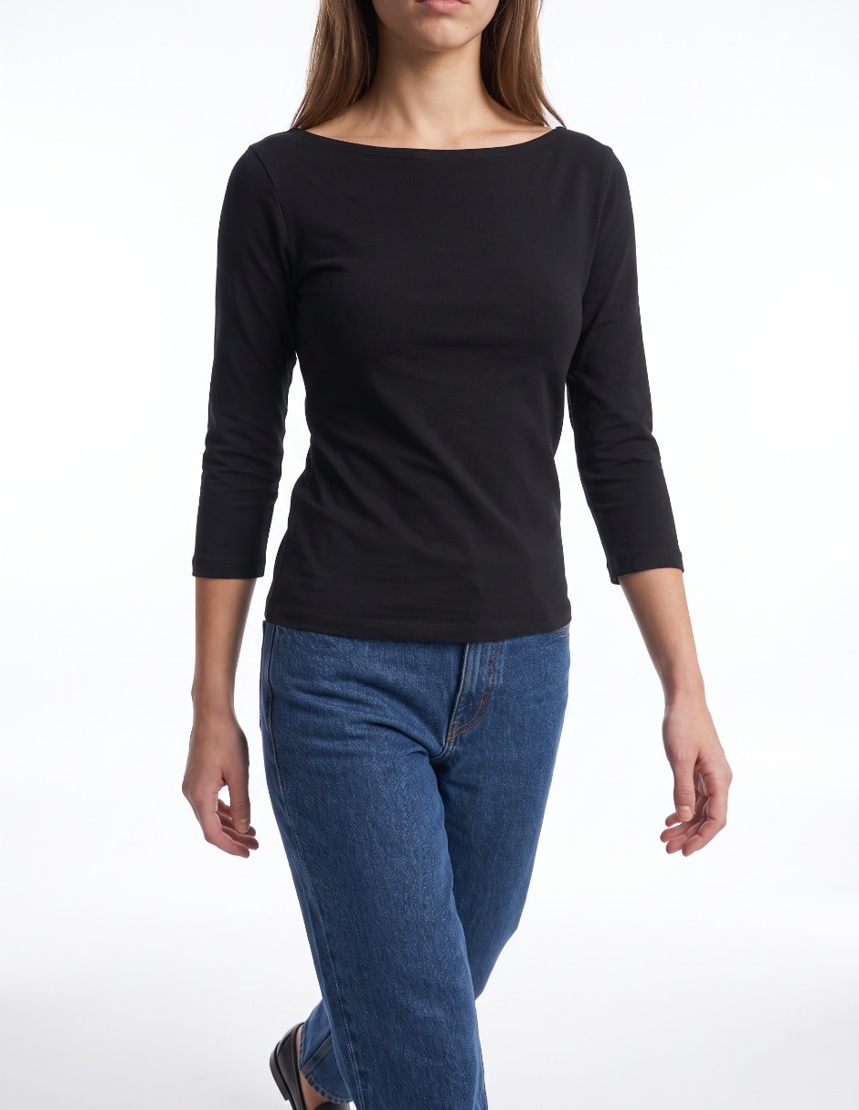 Blusa manga larga para mujer 4