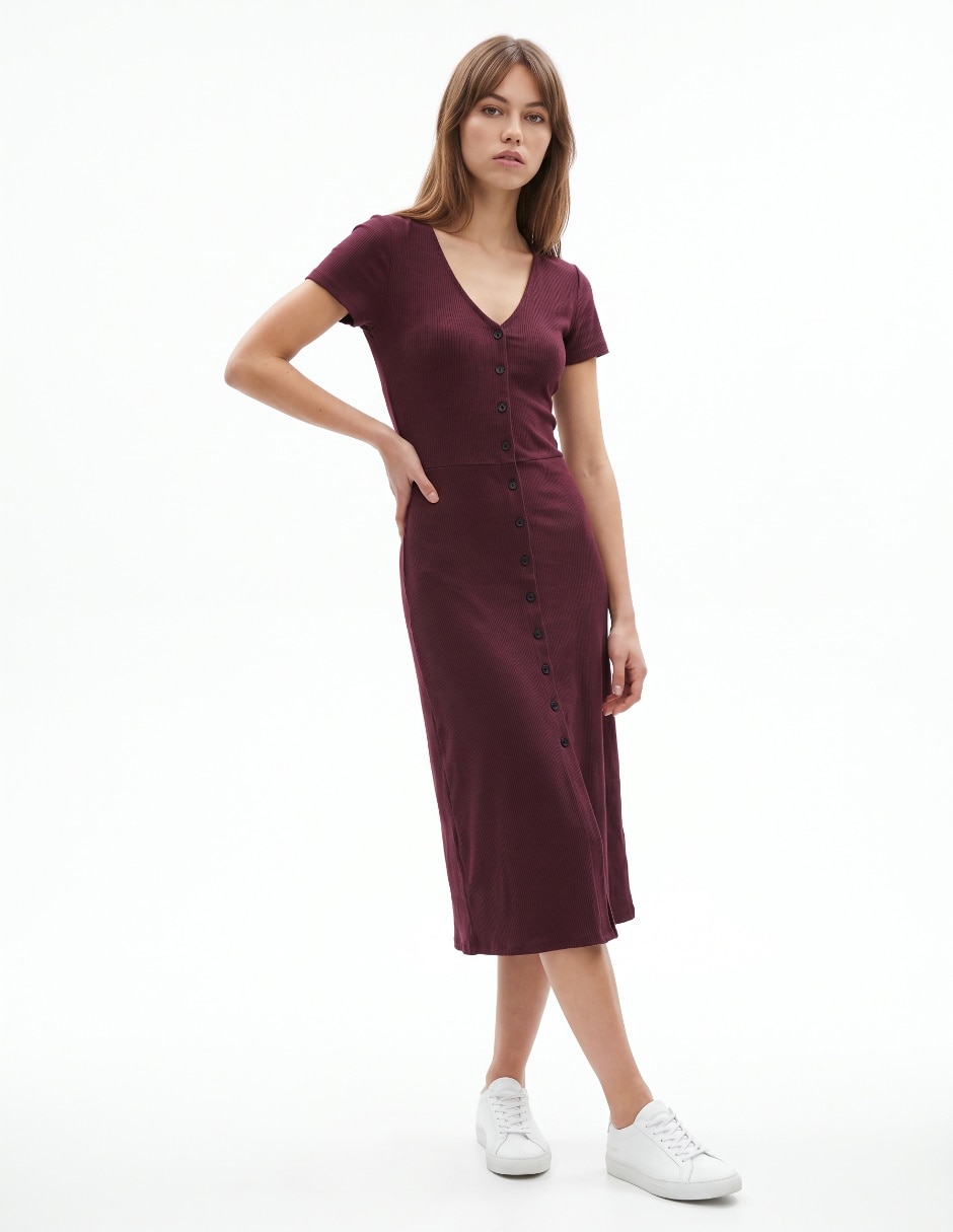 Vestido a la rodilla casual Petit studio para mujer Vestido a la rodilla casual Petit studio para mujer