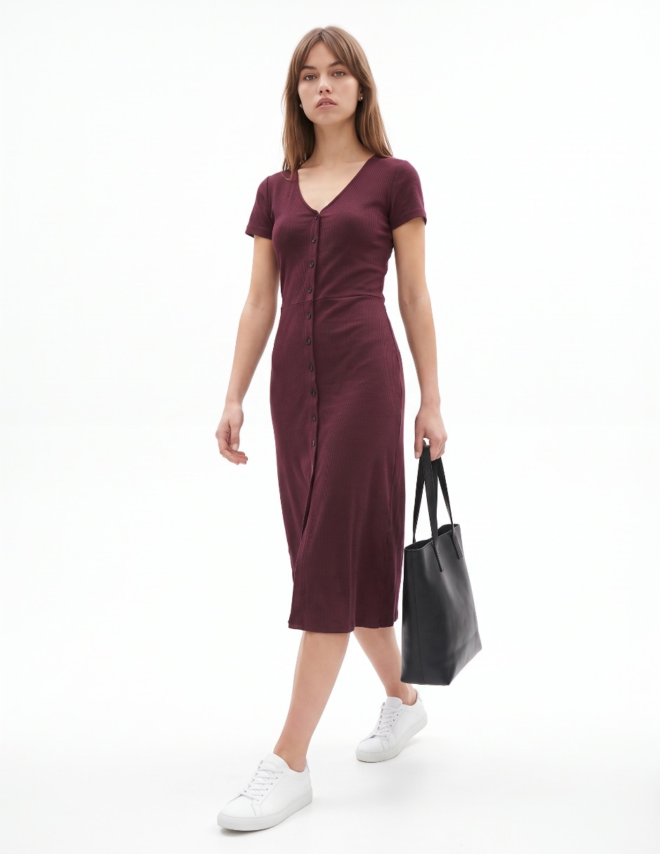 Vestido a la rodilla casual Petit studio para mujer 4