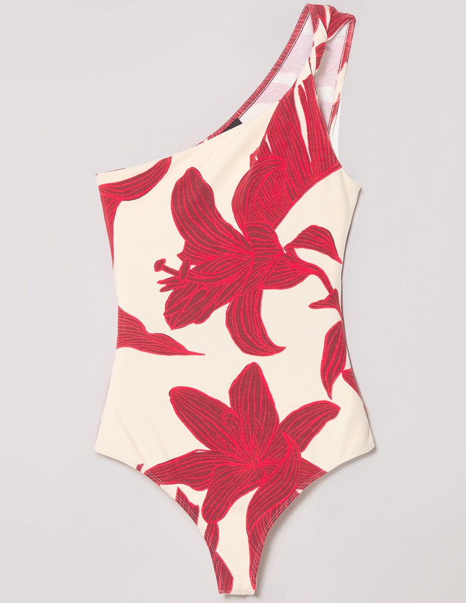 Body cuello con escote para mujer