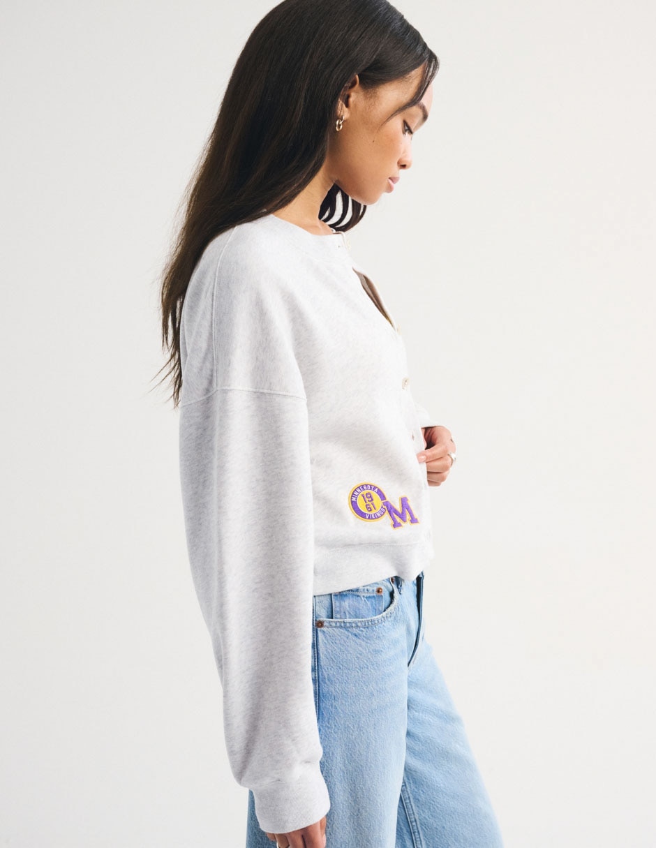 Suéter cuello redondo para mujer 7