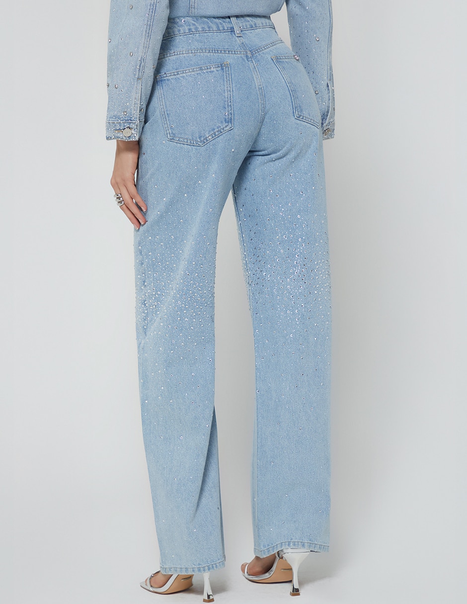 Jeans bota denim spark para mujer 5