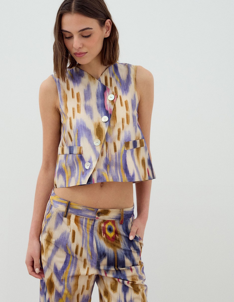 Top cuello redondo Top cuello redondo
