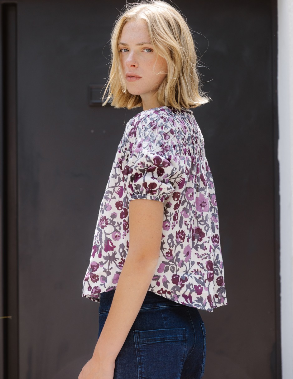 Blusa manga corta para mujer 2