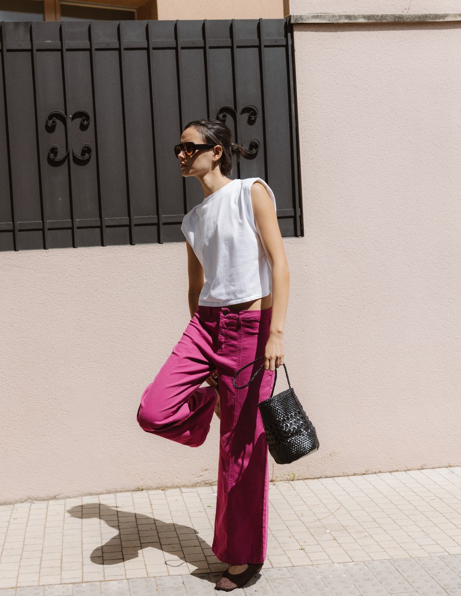 Pantalón regular para mujer 5