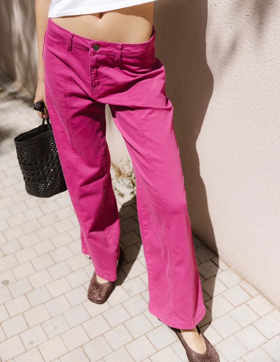 Pantalón regular para mujer 7